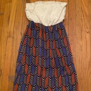 ✨HP✨Strapless Maxi Dress